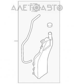 Vas de expansiune racire Nissan Sentra 13-19 1.8 nou original OEM