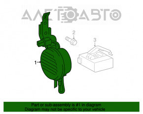 Semnal de avertizare Toyota Prius 30 10-15 tip 1