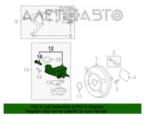 Бачок ГТЦ Hyundai Elantra AD 17-20 акпп