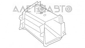 Colt amplificator bara spate stanga Nissan Versa 12-19 usa nou original OEM