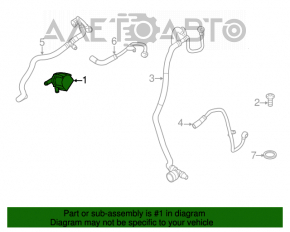 Pompă de apă suplimentară pentru BMW X5 E70 07-13