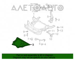 Protecție metalică pentru motorul BMW X5 E70 07-13