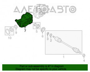 Задний дифференциал редуктор BMW X5 E70 07-13 3.0