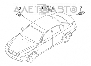 Calculatorul pasiv controlează intrarea fără cheie a BMW X5 X6 E70 E71 07-13