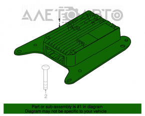 Calculatorul de control al suspensiei VDC pentru amortizoarele din spate ale modelelor BMW X5 X6 E70 E71 07-13