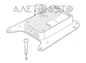 Calculatorul de control al suspensiei VDC pentru amortizoarele din spate ale modelelor BMW X5 X6 E70 E71 07-13