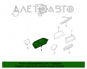 Tabloul de bord al BMW X5 E70 din 2008, SUA