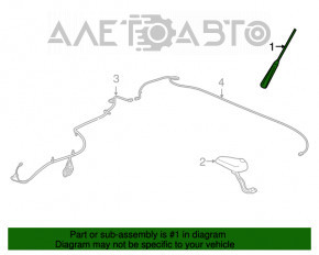 Antena de ștap pentru Chevrolet Volt 11-15