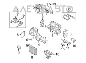 Evaporator BMW X5 E70 07-13