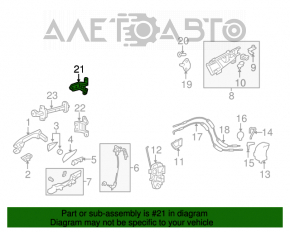 Петля двери верхняя передняя правая Acura MDX 07-13