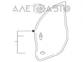 Garnitura ușii față stânga Acura MDX 07-13