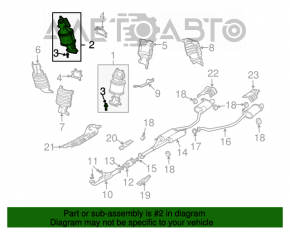Катализатор передний Acura MDX 07-13