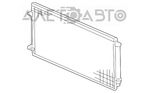 Radiatorul condensatorului de aer condiționat pentru Acura MDX 07-13, nou, TYC, Taiwan.