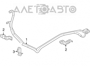 Трубка кондиционера задняя Acura MDX 07-13