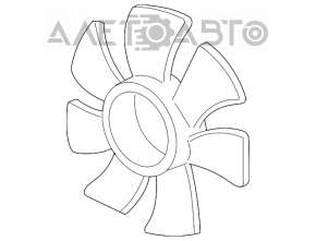 Paletele ventilatorului de răcire dreapta pentru Acura MDX 07-13.