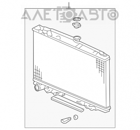 Radiator de apă de răcire Acura MDX 07-13