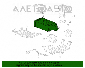 Canistra cu absorbant de cărbune Acura MDX 07-13