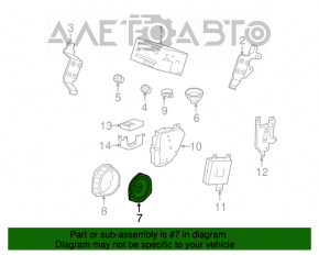 Динамик дверной передний левый Acura MDX 07-13