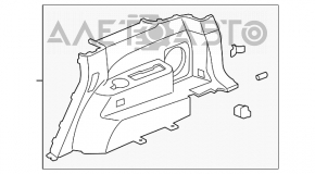 Обшивка арки левая Acura MDX 07-13