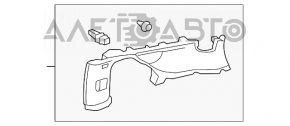 Накладка задней стойки левая Acura MDX 07-13 серая