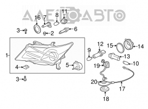 Blocul de aprindere Acura MDX 07-13