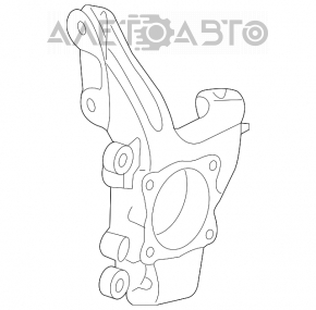 Цапфа передняя левая Acura MDX 07-13