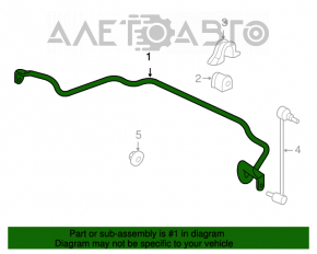 Stabilizator frontal pentru Acura MDX 07-13