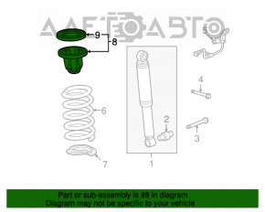 Suport amortizor spate dreapta Acura MDX 07-13