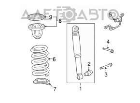 Suport amortizor spate dreapta Acura MDX 07-13