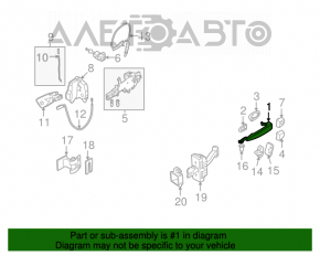 Mânerul ușii exterioare față stânga BMW 335i e92 07-13