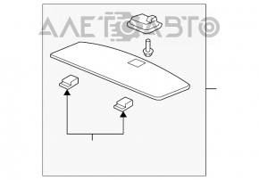 Capacul portbagajului Acura MDX 07-13