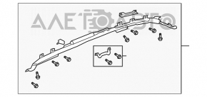 Подушка безопасности airbag боковая шторка левая Acura MDX 07-13