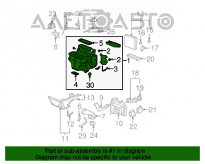 Radiatoarele asamblate Acura MDX 07-13