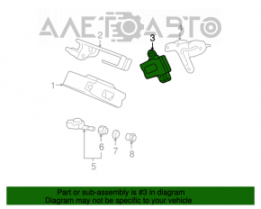 Senzor de presiune a roților pe caroseria Acura MDX 07-13