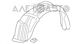 Bara de protecție față stânga Acura MDX 07-13 nouă TYC Taiwan