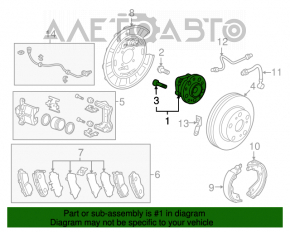 Rulment roata spate stanga Acura MDX 07-13