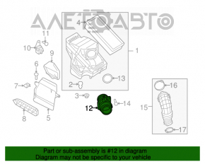 Contor de aer Audi Q3 8U 15-18 CCTA cu carcasă