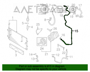 Evaporatorul de aer condiționat Audi Q5 8R 09-12 2.0T tip 1