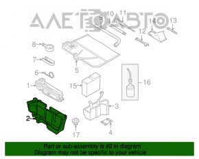 Spumă de polistiren pentru Audi Q5 8R 09-17.