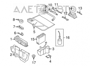 Spumă de polistiren pentru Audi Q5 8R 09-17.