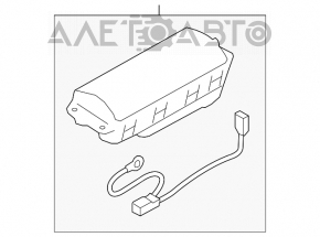 Airbagul de pasager din bordul Audi Q5 8R 09-17