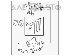 Evaporator Audi Q5 8R 09-17 cu supapă