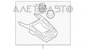 Консоль управление центральной панели Audi Q5 8R 09-17