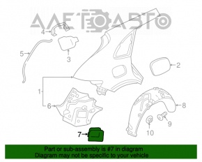 Grila de ventilatie stanga Audi A4 B8 08-16 noua OEM originala