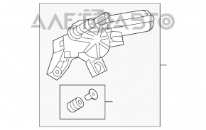 Trapezul spătarului cu motor pentru Audi Q5 8R 09-17, nou, neoriginal, VALEO.