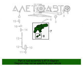 Matura trapezoidală cu motor spate Audi Q5 8R 09-17