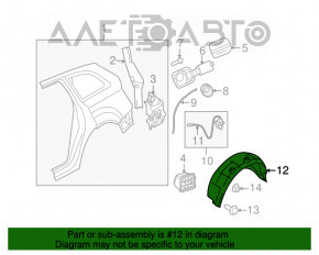 Bara spate stânga Audi Q5 8R 09-17