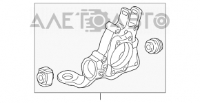 Capac spate dreapta Audi Q5 8R 09-17 AWD