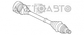 Ax cu semicuțe spate stânga Audi Q5 8R 09-17 2.0T, hibrid, ruginit.