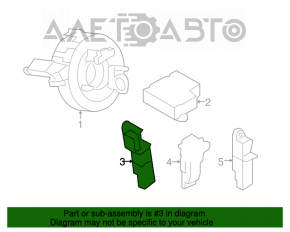 Senzor airbag frontal stânga Audi Q5 8R 09-17 nou OEM original